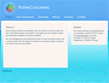 Tablet Screenshot of korncoaching.com